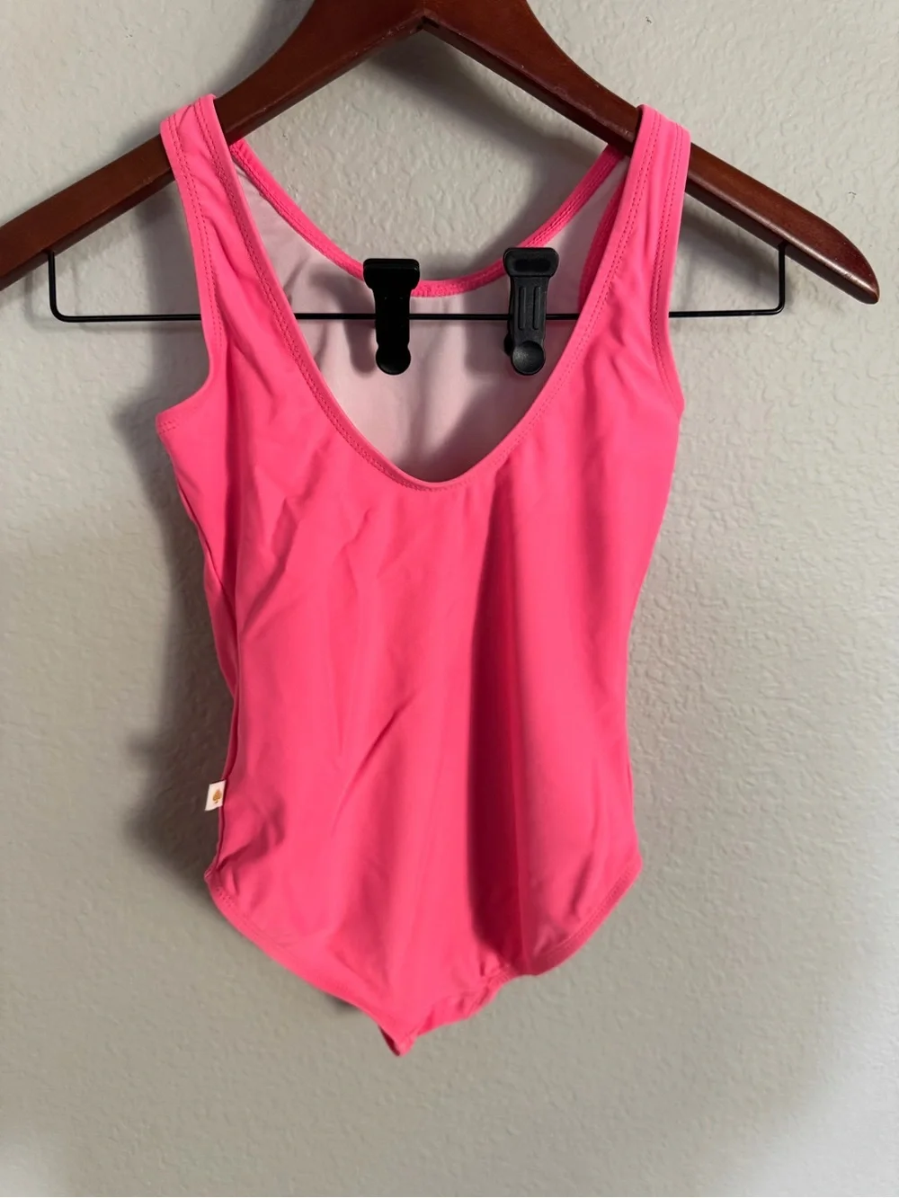 Kate Spade Girl’s Pink 'CHILL' One-Piece Swimsuit 6X